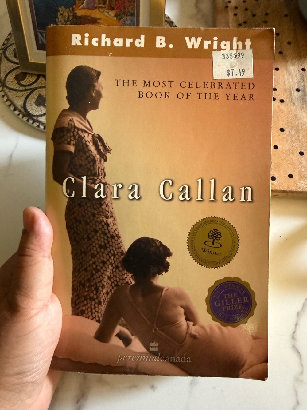 Clara Callan by Richard B. Wright- Canadian Author